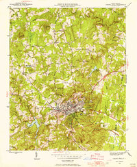 1940s Maps of Blackwood, NC | Pastmaps